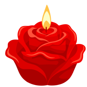 Özel tasarım çiçek mumlar