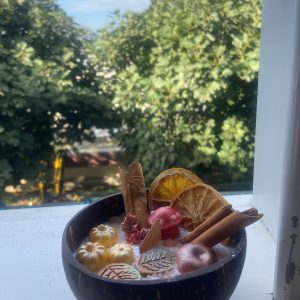 Hindistan cevizi kabuğu mum